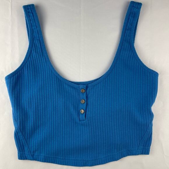 Free People FP Movement Luxe Rib Snap Tank Size M - Picture 1 of 11